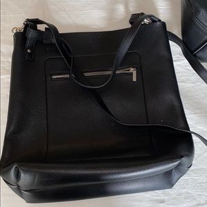 Black Leather Tote